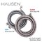 Hausen 144-Inch Stainless steel Washing machine connector 12FT - Elbow, Washing Machine Supply Line, 4PK HA-WM-104-2 - alternate 2